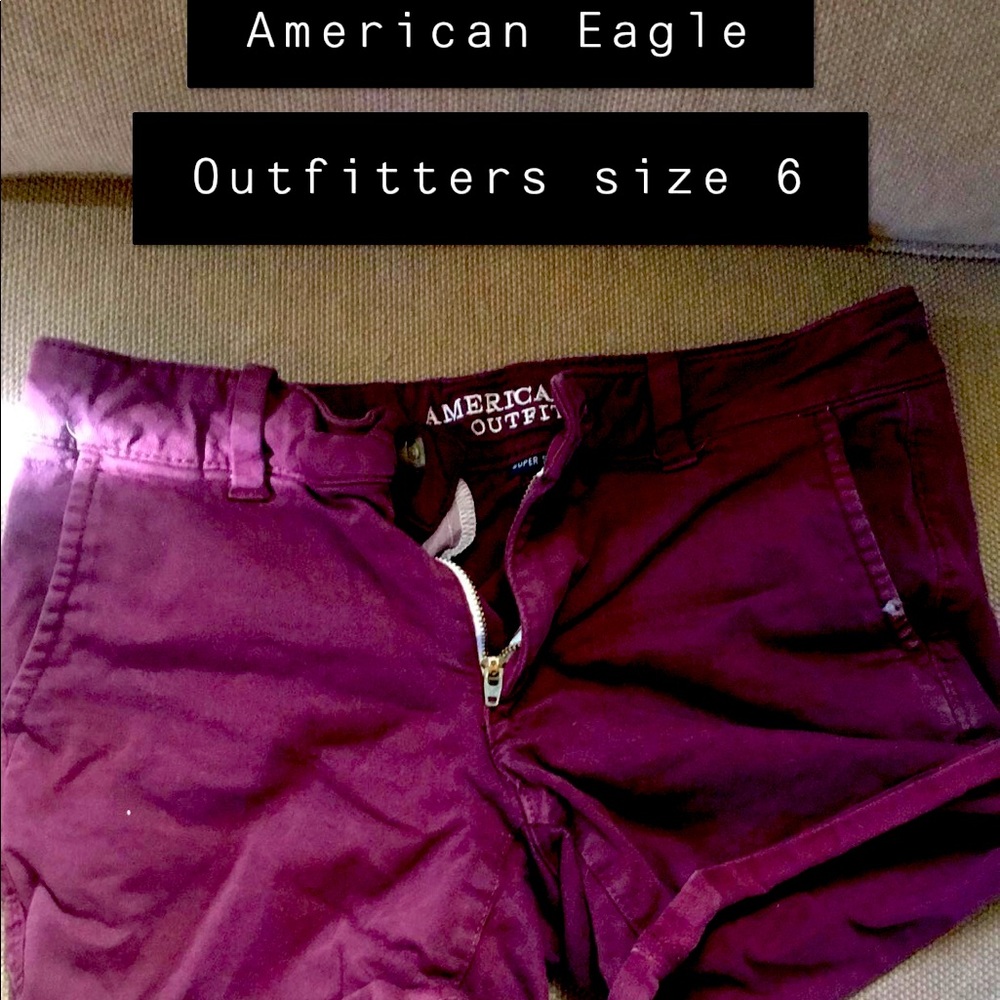 AEO super stretch shorts